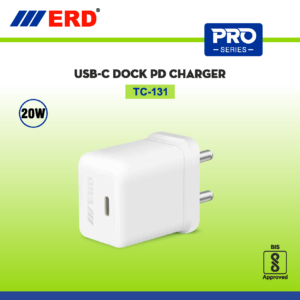 ERD PRO Series USB-C DOCK 20W PD CHARGER TC-131 2AMP