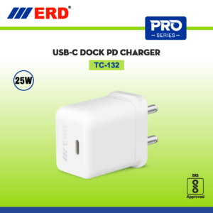 ERD PRO Series USB-C DOCK 25W PD CHARGER TC-132 2AMP
